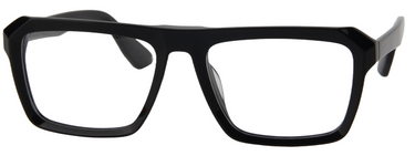 Safari Men Afro Motif Eyeglasses: Tolu - Black - SpecSMART Eye Clinic (Front View)